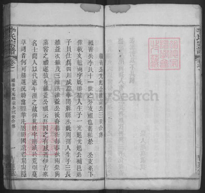 湖北省黄冈市麻城市李氏青莲堂族谱-李氏宗谱.pdf电子版插图3 湖北省黄冈市麻城市李氏青莲堂族谱-李氏宗谱.pdf电子版插图3