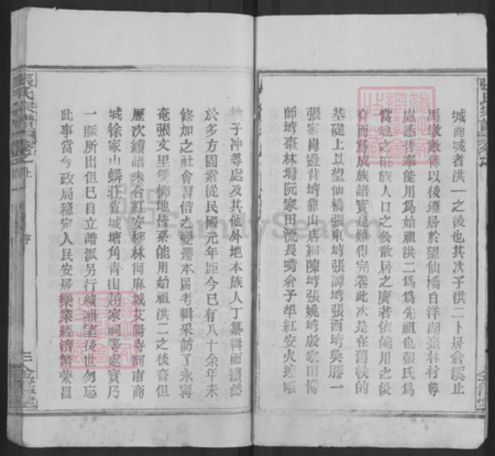 湖北省武汉市新洲区张氏金鉴堂族谱-黄冈张氏宗谱.pdf电子版插图3