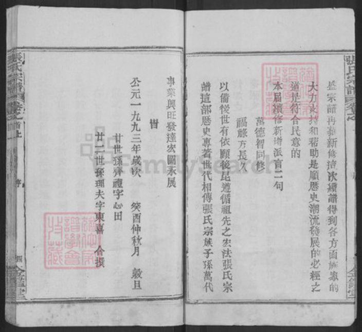 湖北省武汉市新洲区张氏金鉴堂族谱-黄冈张氏宗谱.pdf电子版插图4