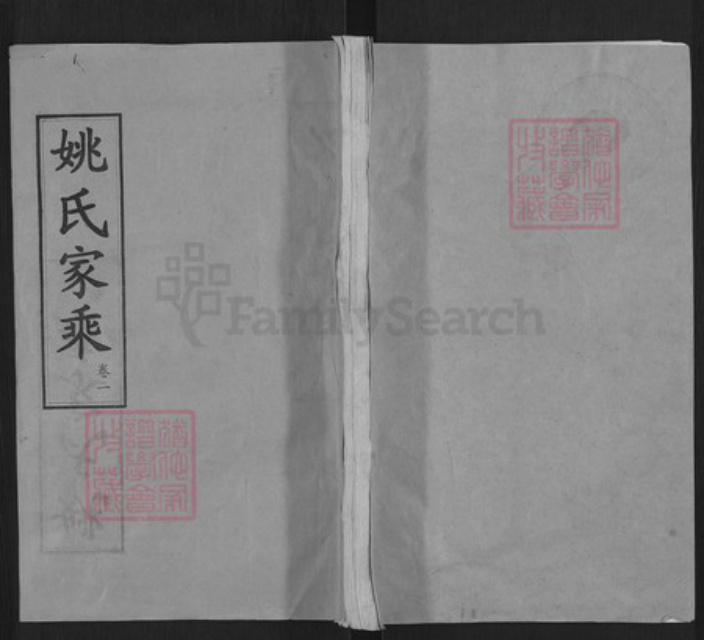 湖北省武汉市新洲区姚氏敦本堂族谱-姚氏宗谱.pdf电子版