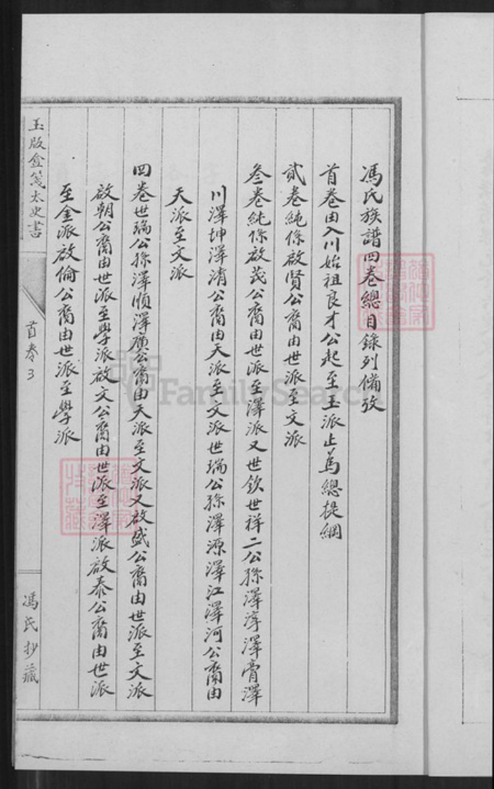 重庆市巴南区冯氏傅雅堂族谱-始平郡冯氏族谱.pdf电子版插图5
