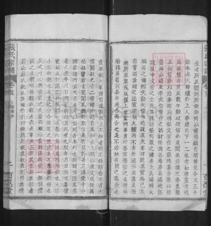 湖北省黄冈市罗田县张氏百忍堂族谱-张氏宗谱.pdf电子版插图3