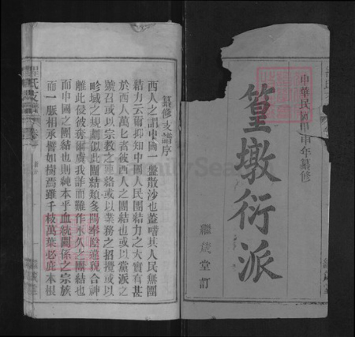 安徽省安庆市宜秀区程氏继箴堂族谱-程氏支谱.pdf电子版插图1