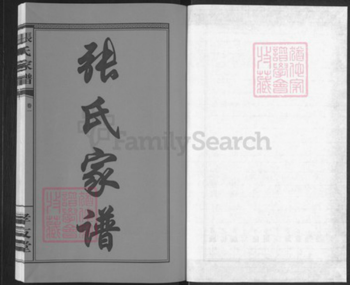 湖南省长沙市浏阳市浏阳张氏孝友堂族谱-张氏家谱.pdf电子版插图1