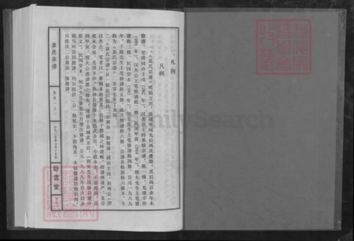 湖北省黄石市大冶市金湖街道袁氏卧雪堂族谱-袁氏宗谱.pdf电子版插图1