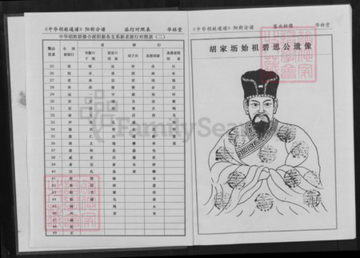 湖北省黄石市阳新县白沙镇胡氏华林堂族谱-中华胡姓通谱.阳新分谱.pdf电子版插图5