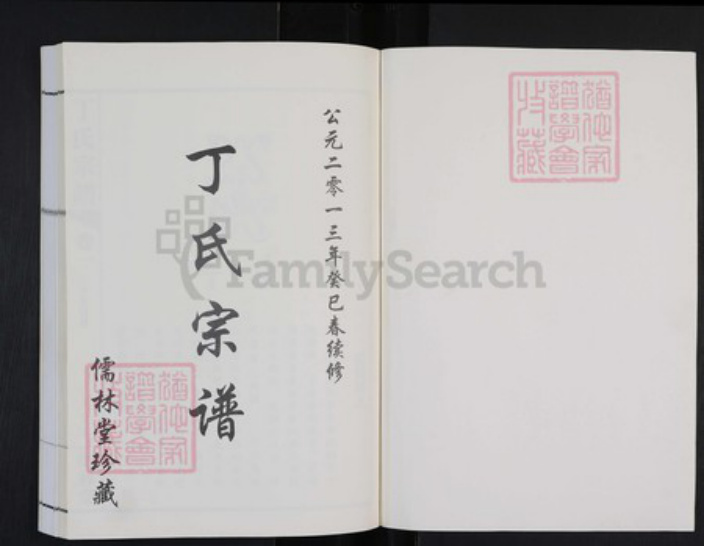 江苏省常州市武进县洛阳镇江苏省常州市武进县丁氏儒林堂族谱-丁氏宗谱.pdf电子版插图1