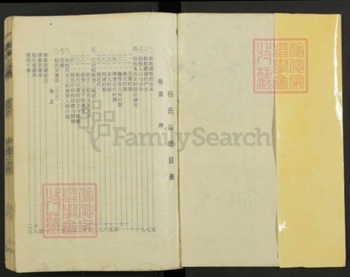 安徽省杨氏族谱-杨氏宗谱.pdf电子版插图1