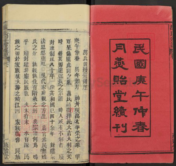 湖北省黄冈市湖北省黄冈市黄州区万氏燕贻堂族谱-万氏宗谱.pdf电子版插图2