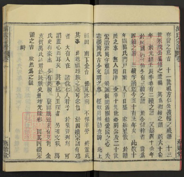 湖北省黄冈市湖北省黄冈市黄州区万氏燕贻堂族谱-万氏宗谱.pdf电子版插图4