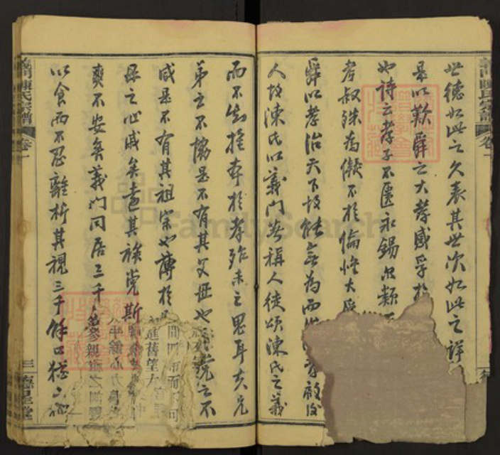 湖北省黄冈市陈氏族谱-义门陈氏宗谱.pdf电子版插图3