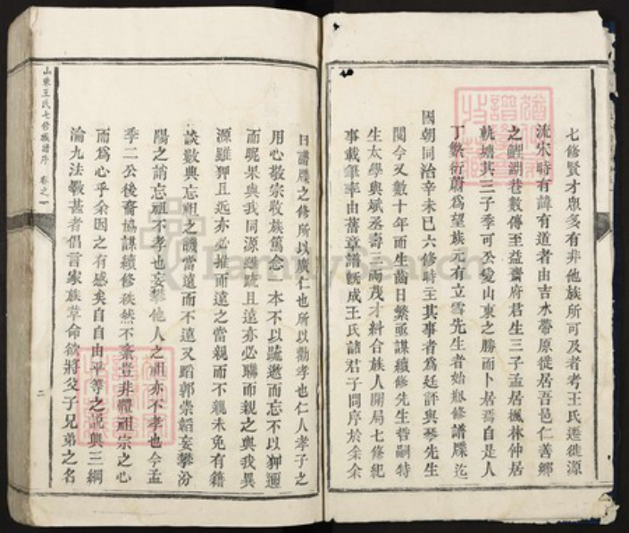 江西省吉安市泰和市沿溪镇王氏光裕堂族谱-山东王氏七修族谱.pdf电子版插图5