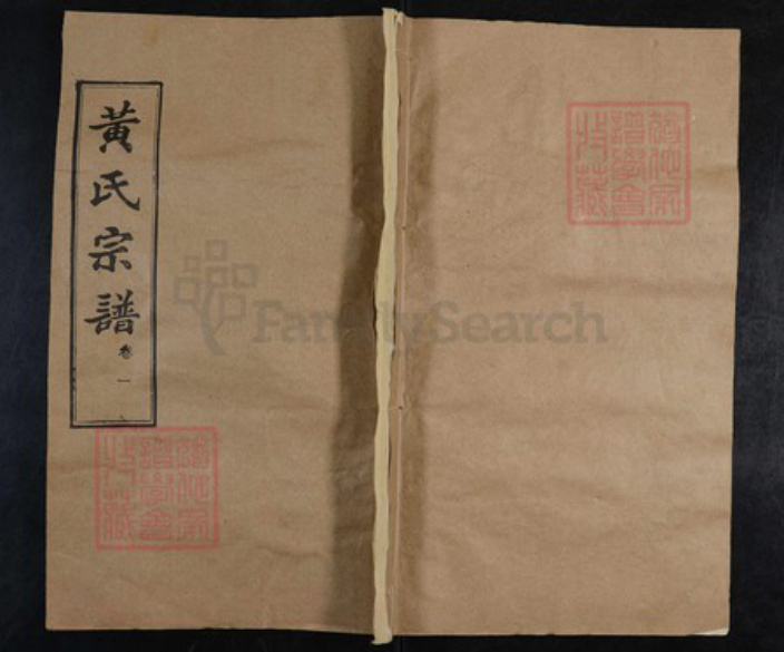 湖北省武汉市新洲区黄氏敦睦堂族谱-黄氏宗谱.pdf电子版插图