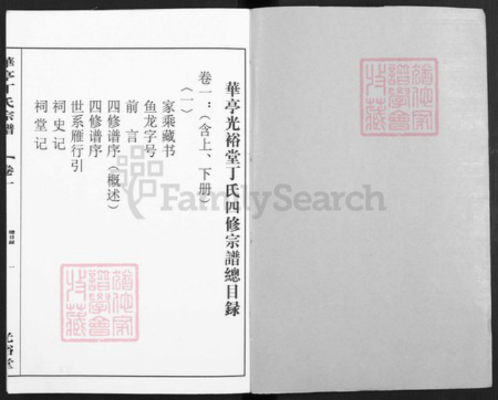 安徽省宣城市安徽省马鞍山市当涂县姑孰镇丁氏光裕堂族谱-华亭丁氏宗谱.pdf电子版插图1