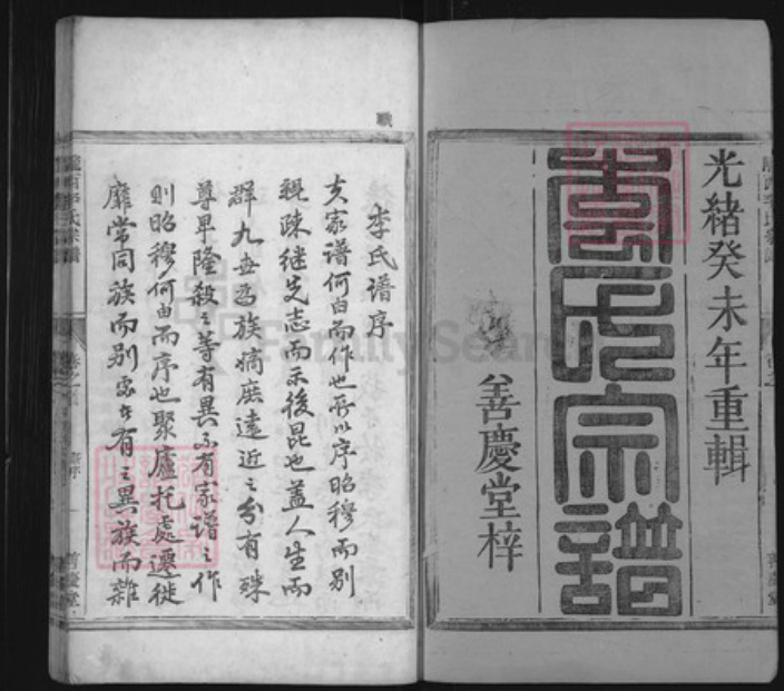 浙江省衢州开化县李氏善庆堂族谱-陇西李氏宗谱.pdf电子版插图1
