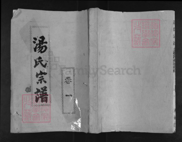 湖北省孝感市汤氏双盛堂族谱-汤氏宗谱.pdf电子版插图