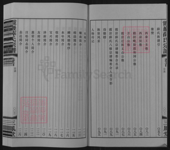 江苏省常州市武进县前黄镇薛氏三凤堂族谱-霞岩薛氏宗谱.pdf电子版插图3