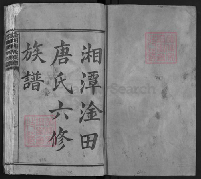 湖南省株洲市渌口区淦田镇唐氏修厡堂族谱-淦田唐氏六修族谱.pdf电子版插图1