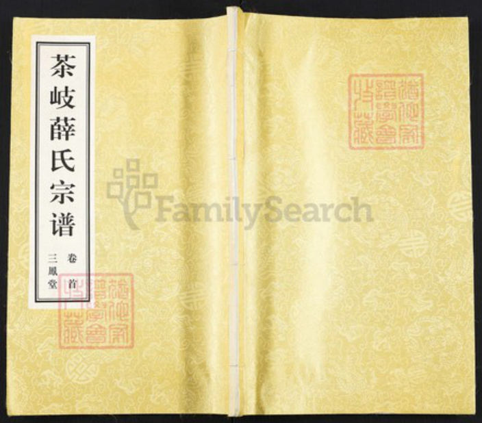 江苏省无锡市江阴市薛氏三凤堂族谱-茶岐薛氏宗谱.pdf电子版插图