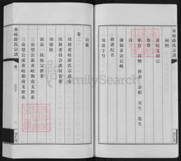 江苏省无锡市江阴市江苏省苏州市张家港市薛氏崇仁堂族谱-黄岐薛氏宗谱.pdf电子版插图3