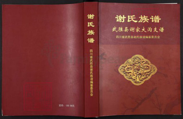 四川省广安市武胜县沿口镇谢氏宝树堂族谱-谢氏族谱.武胜县谢家大沟支谱.pdf电子版