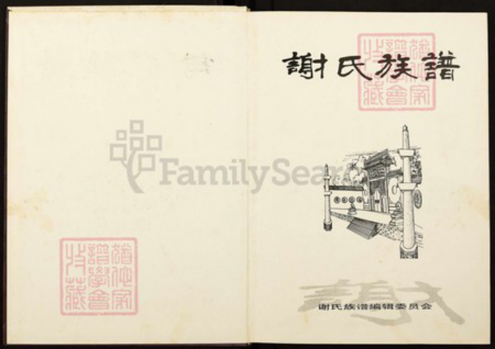 四川省绵阳市四川省巴中市恩阳区渔溪镇谢；谢氏宝树堂族谱-谢氏族谱.pdf电子版插图1