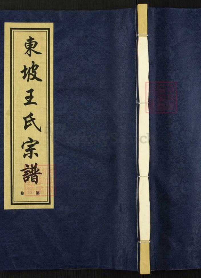 江苏省常州市溧阳市上黄镇王氏德厚堂族谱-东坡王氏宗谱.pdf电子版