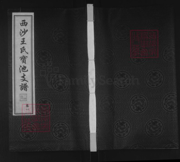 江苏省无锡市江阴市周庄镇王氏三槐堂族谱-西沙王氏宝池支谱.pdf电子版