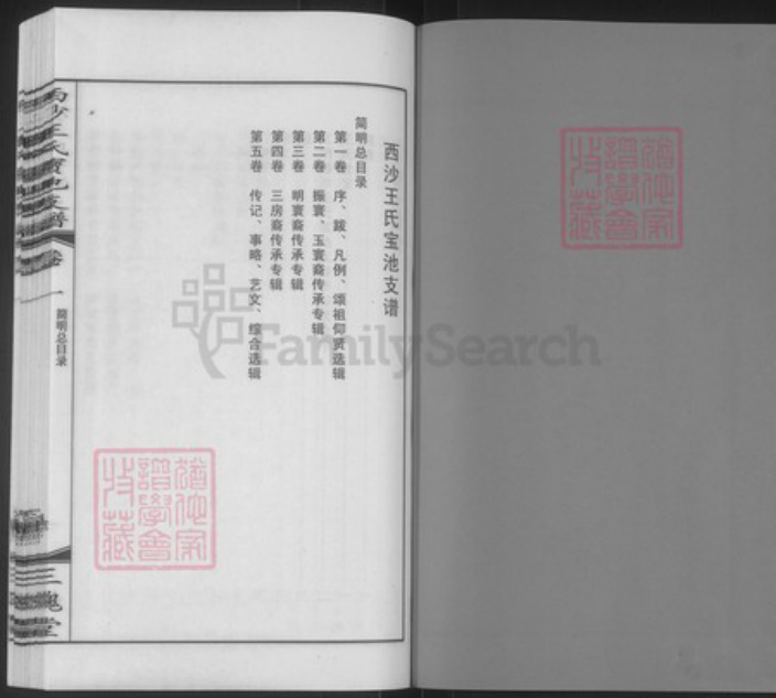 江苏省无锡市江阴市周庄镇王氏三槐堂族谱-西沙王氏宝池支谱.pdf电子版插图1