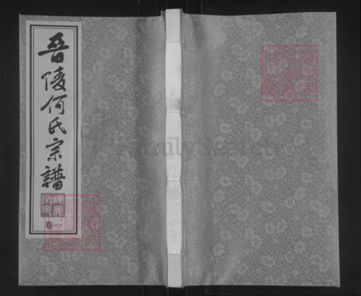 江苏省常州市武进县何氏让义堂族谱-晋陵何氏宗谱.pdf电子版插图