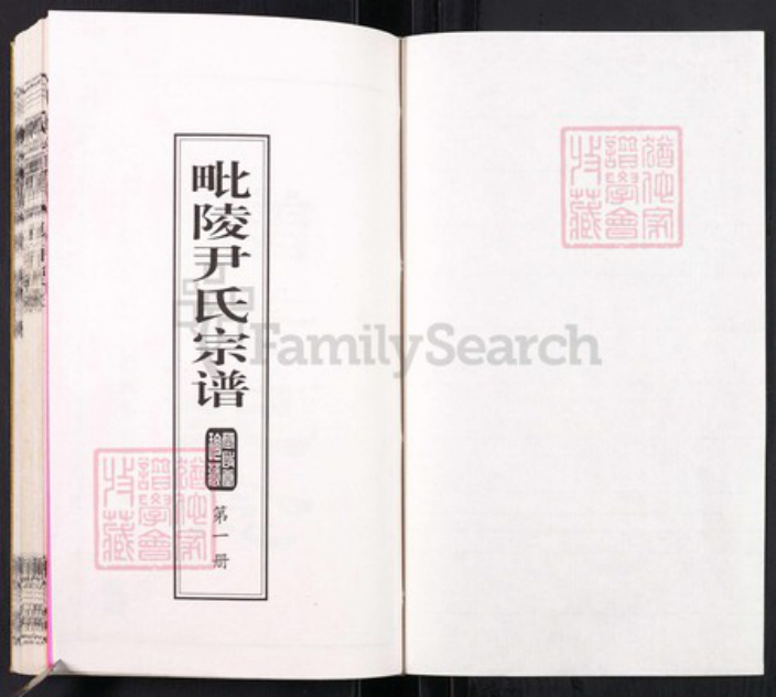 江苏省常州市天宁区尹氏承启堂族谱-毗陵尹氏宗谱.pdf电子版插图1