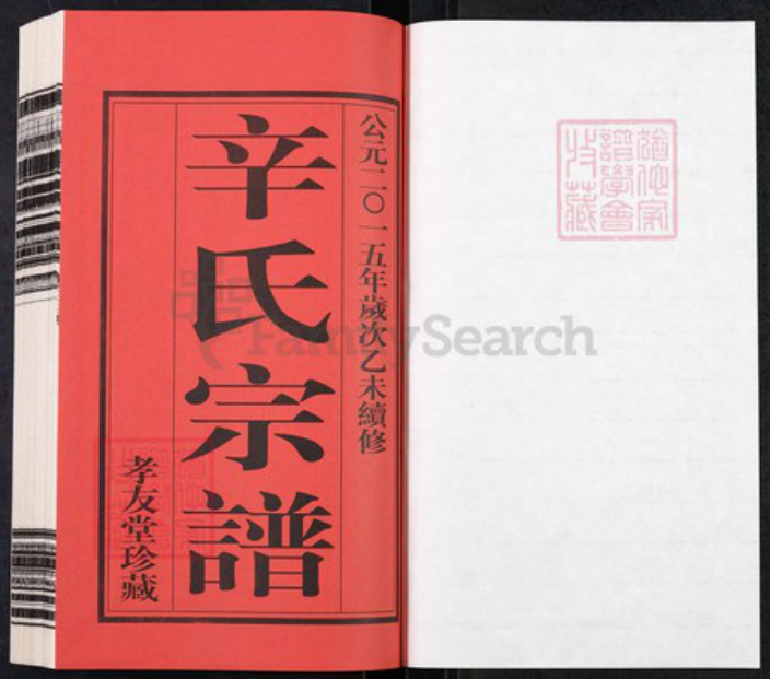 江苏省常州市武进县遥观镇辛氏孝友堂族谱-洪庄沟东辛氏宗谱.pdf电子版插图1