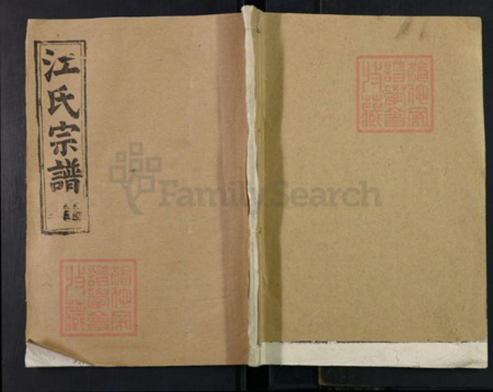 湖北省武汉市武昌区粮道街道江氏济阳堂族谱-江氏宗谱.pdf电子版插图