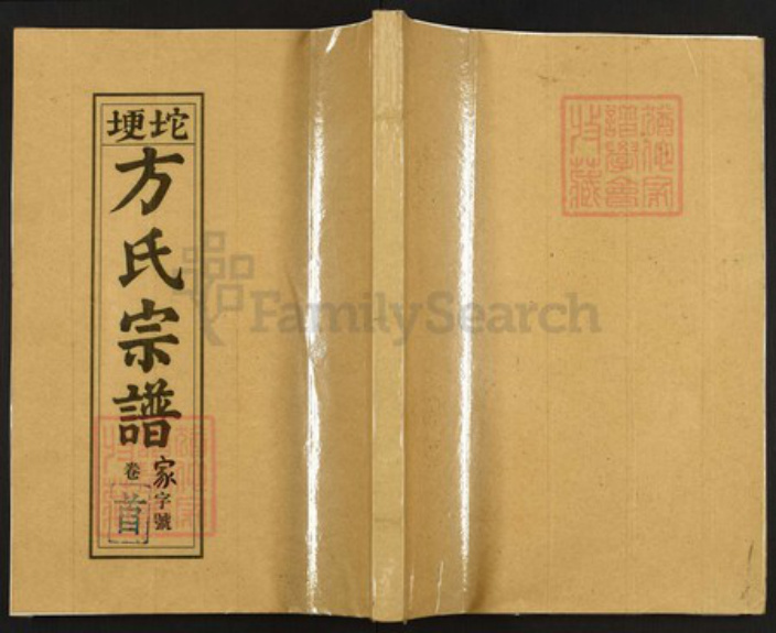 安徽省安庆市宜秀区方氏诒谋堂族谱-坨埂方氏宗谱.pdf电子版插图