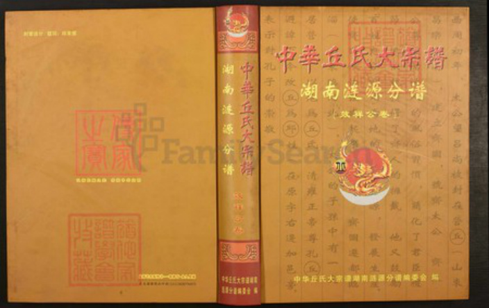 湖南省娄底市涟源市龙塘镇邱氏族谱-中华邱氏大宗谱.湖南涟源分谱(效祥公卷).pdf电子版插图