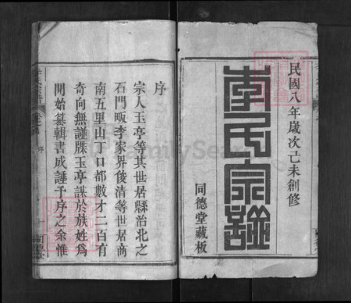 湖北省黄冈市红安县杏花乡李氏族谱-李氏宗谱 [5卷, 首3卷].pdf电子版插图1