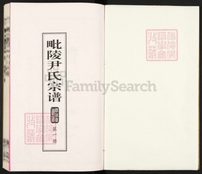 江苏省常州市天宁区尹氏承启堂族谱-毗陵尹氏宗谱.pdf电子版插图1