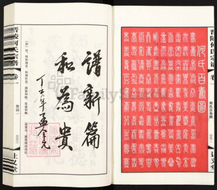江苏省常州市武进县何氏让义堂族谱-晋陵何氏宗谱.pdf电子版插图3