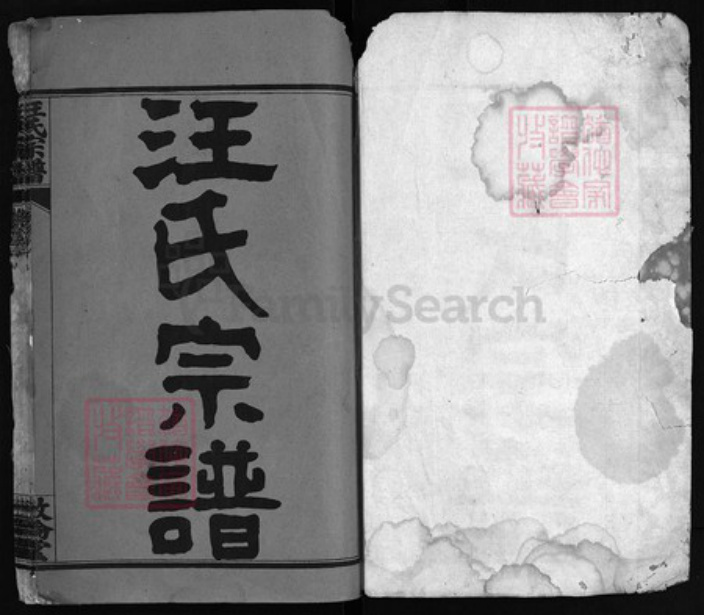 湖北省黄冈市汪氏族谱-汪氏宗谱 [21卷,首4卷,附卷2卷].pdf电子版插图1