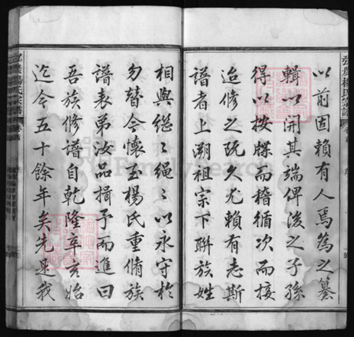 浙江省衢州开化县江西省上饶市玉山县杨氏族谱-弘农杨氏宗谱 [8卷含首1卷].pdf电子版插图4