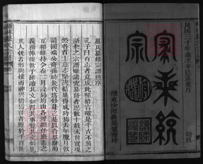 江西省上饶市罗氏族谱-柏林罗氏宗谱 [4卷].pdf电子版插图1