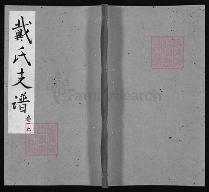 湖北省黄冈市黄州区戴氏族谱-戴氏支谱 [6卷].pdf电子版插图