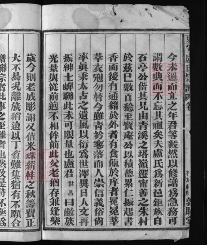 浙江省杭州市富阳新登镇镇卢氏族谱-东安卢氏宗谱 [12卷].pdf电子版插图3