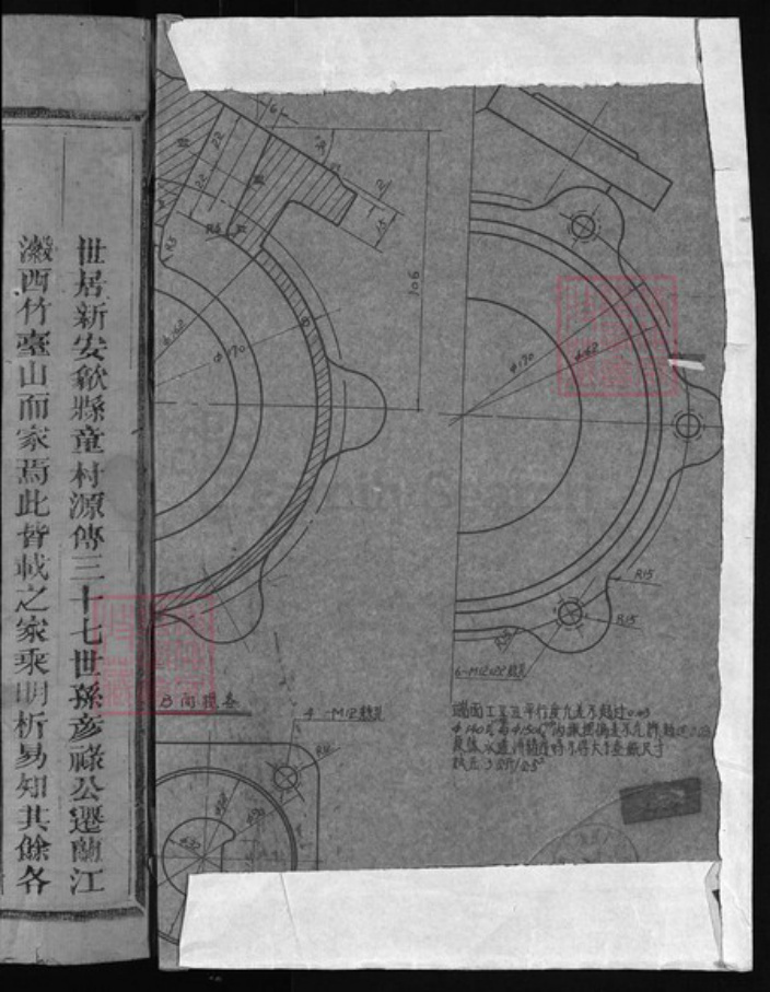 浙江省金华市童氏族谱-杨塘童氏宗谱 [2卷].pdf电子版插图1