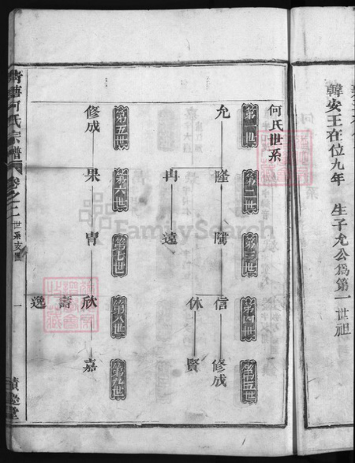 浙江省何氏族谱-清塘何氏宗谱 [6卷].pdf电子版插图4