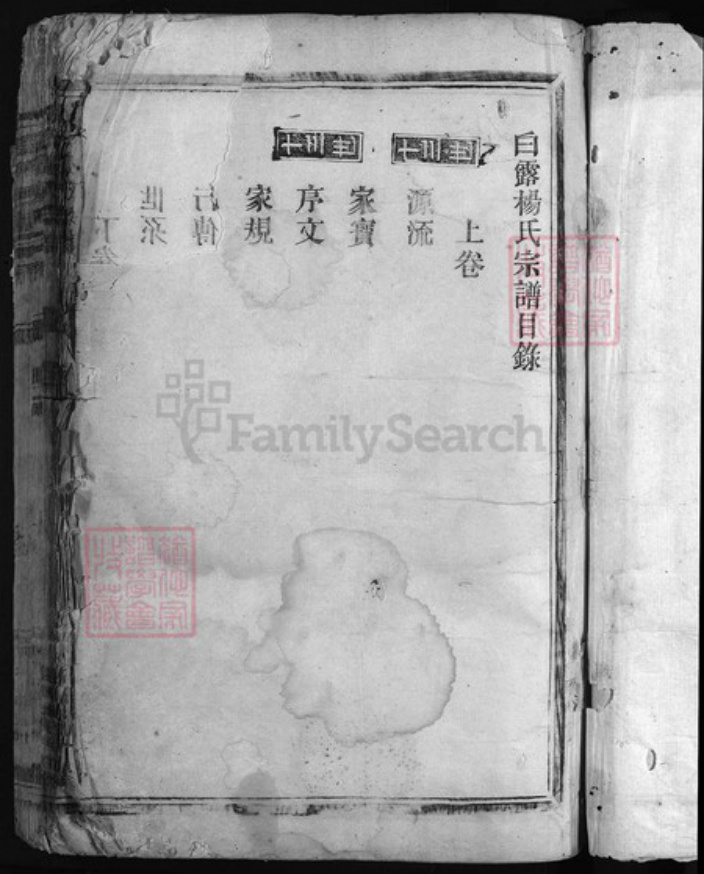 浙江省杨氏族谱-白露杨氏宗谱 [1卷].pdf电子版插图2