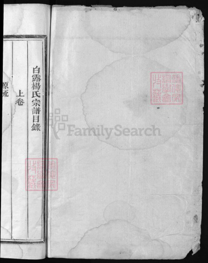 浙江省杨氏族谱-白露杨氏宗谱 [3卷].pdf电子版插图1