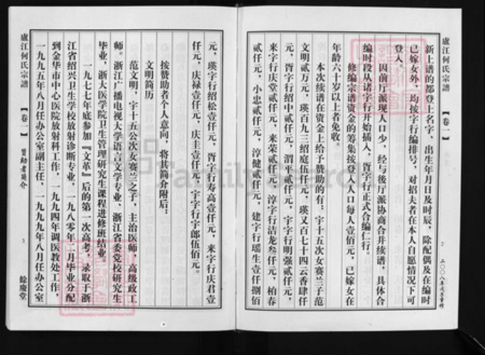 浙江省何氏族谱-卢江何氏宗谱 [6卷].pdf电子版插图3