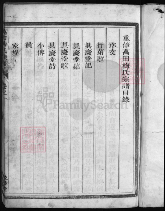 浙江省梅氏族谱-万田梅氏宗谱 [6卷].pdf电子版插图2