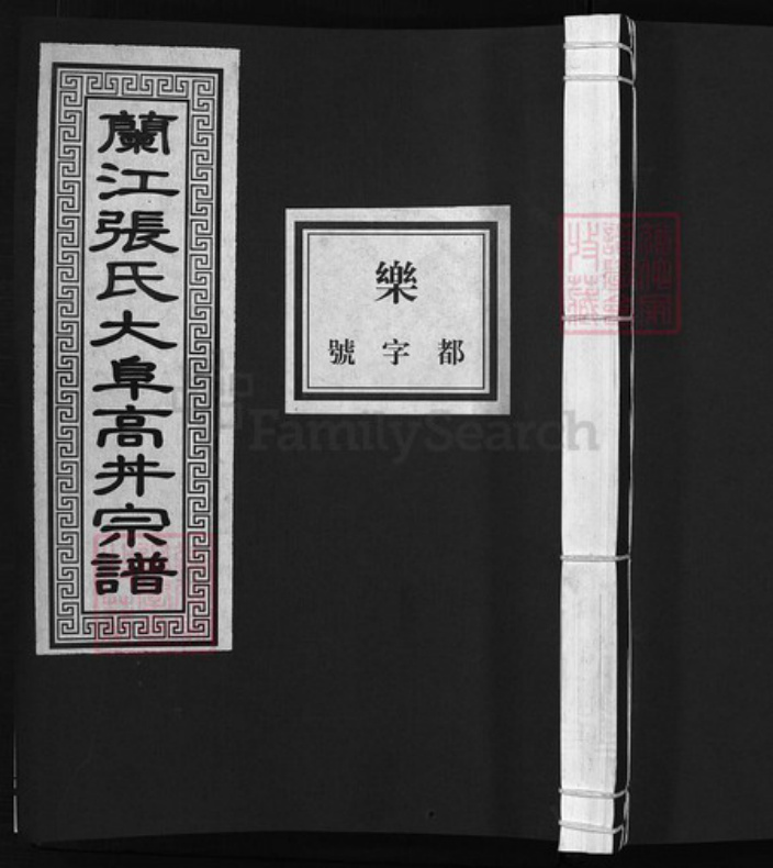浙江省张氏族谱-兰江张氏大阜高丼宗谱 [4卷,首1卷].pdf电子版插图